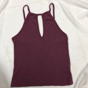 Red/purple tank top